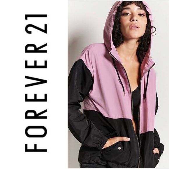 Color-Block Hooded Jacket - Picture 2 of 6